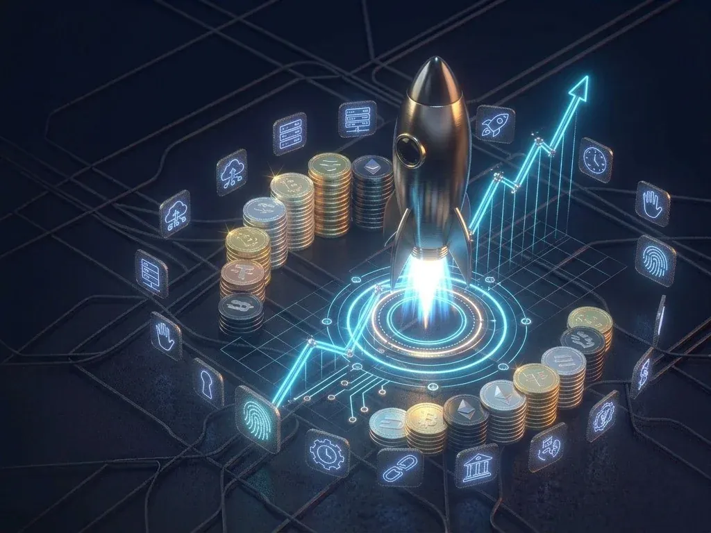 Crash betting game – rocket and rising multiplier graph